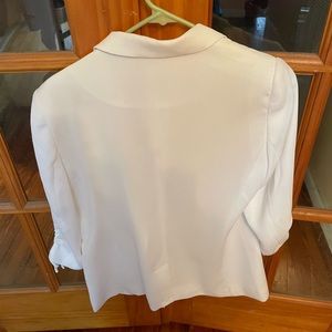 Brand new Ann Taylor Loft size 4 color white suit jacket. NWT